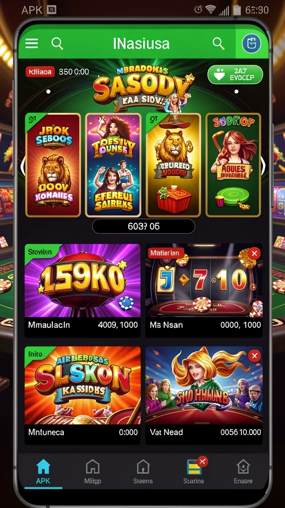 gacorx - Tampilan awal yang menarik dari aplikasi GACORX.