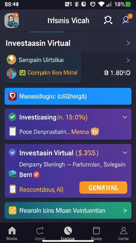 rvip3 - Tangkapan layar fitur komunitas dan interaksi pemain.